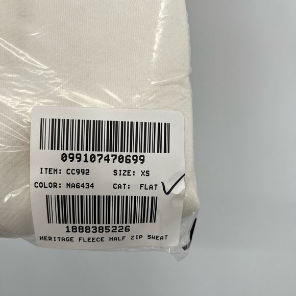 J.Crew Heritage fleece half-zip sweatshirt with contrast trim - Picture 5 of 5